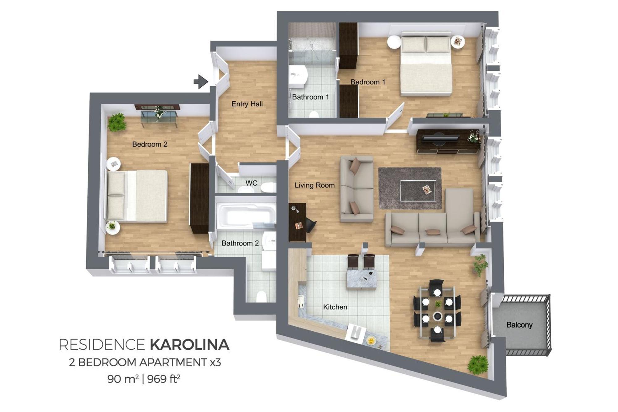 Residence Karolina Prague Phòng bức ảnh