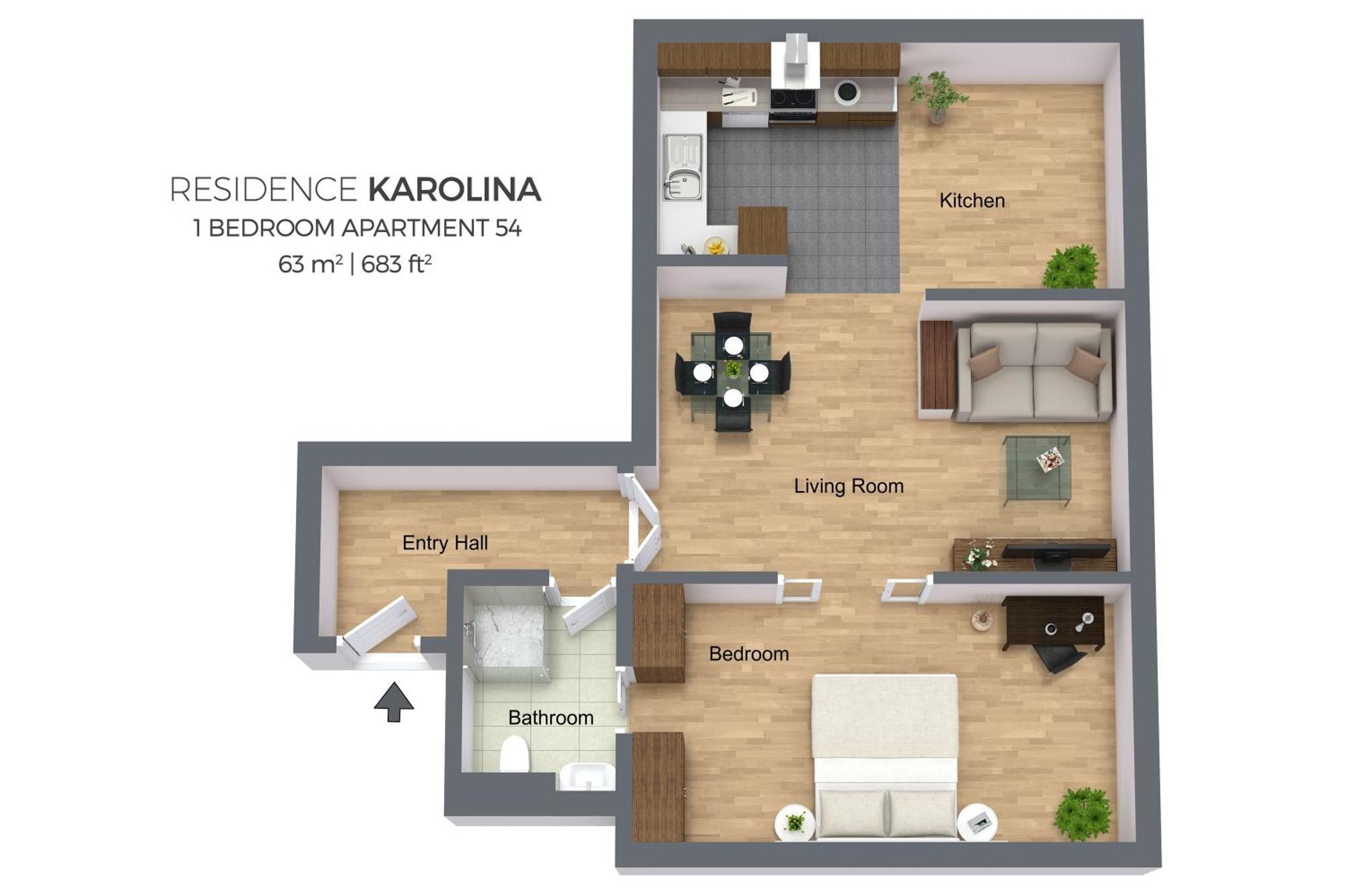 Residence Karolina Prague Phòng bức ảnh